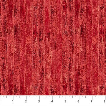 Northcott Barnyard Christmas 28807-24 red holiday novelty cotton