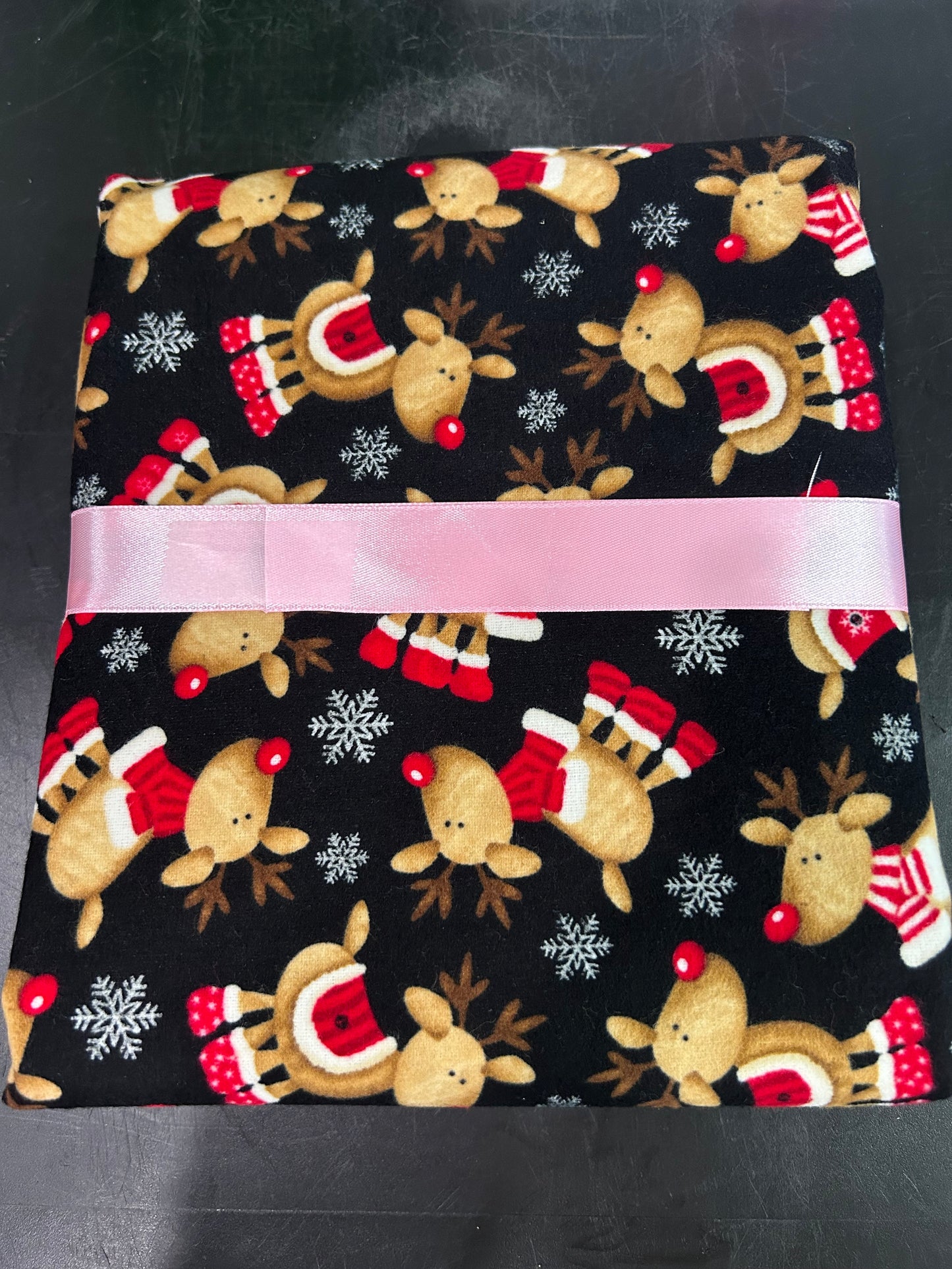 Winter of 2156 Black quilting cotton fabric