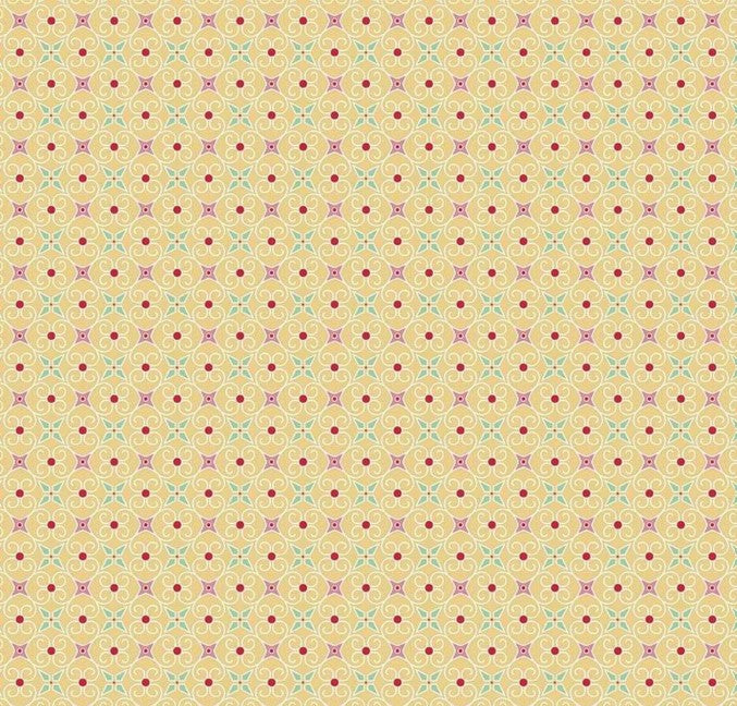 Riley Blake - Cozy Christmas Wrapping Paper Yellow