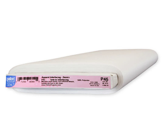Roll of interfacing with Pellon branding on a white background