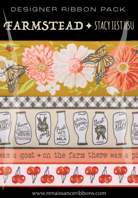 Renaissance Ribbons Farmstead Farm Garden Designer Ribbon Pack
