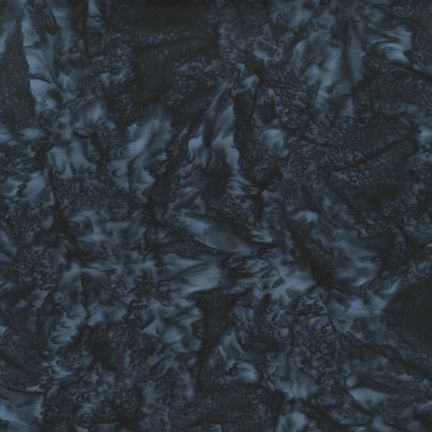 Robert Kaufman Artisan Batiks Prisma Dyes Texture Licorice black tonal batik cotton fabric