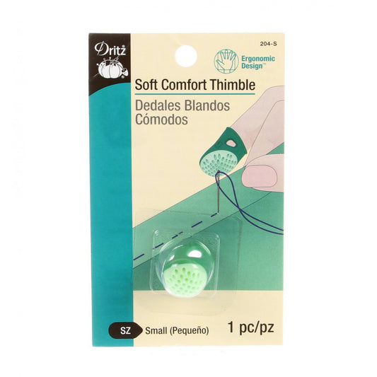 Dritz Soft Comfort Thimble packaging on a white background