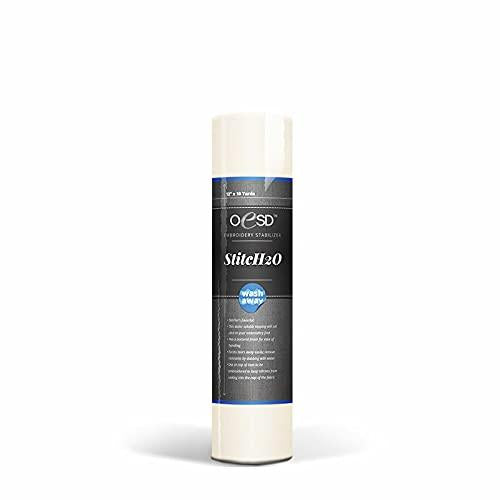 Stitch2O washaway stabilizer 12in x 10yds for embroidery and appliques