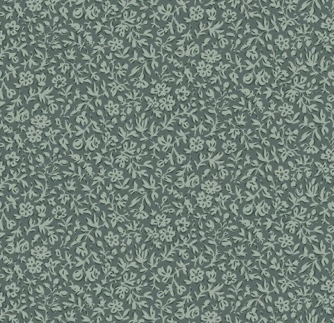 Tilda Merry Little Christmas Eve Petrol fabric TIL110139 premium quilting cotton in rich petrol blue holiday blender design.