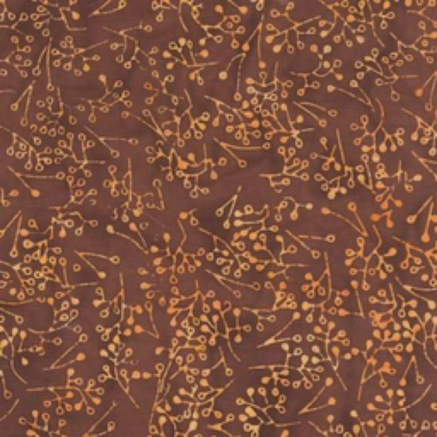 Brown background with a subtle pattern of small lines and dots.